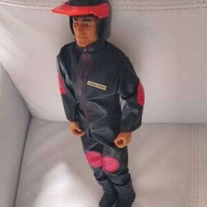 Strike Force Speed Racer Action Figure with Black and Red Suit